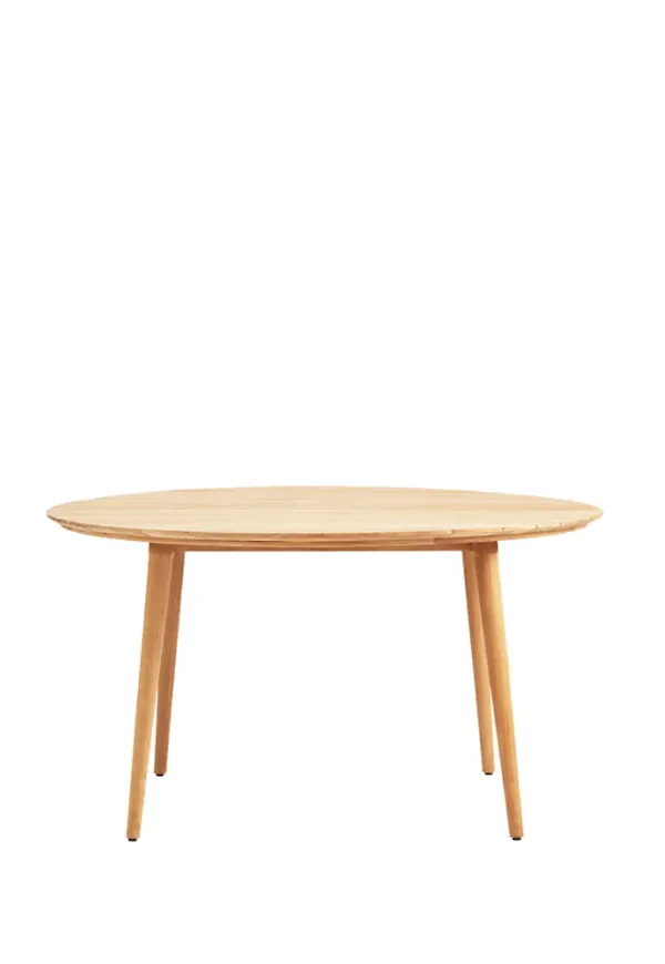 Stilren brun bord i teak från 1898.