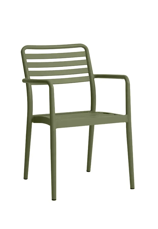 Snygg aluminiummöbel i grönt från 1898.