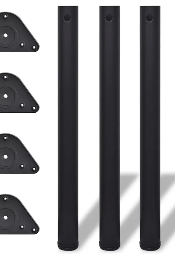 Superfin bord i svart från vidaXL.