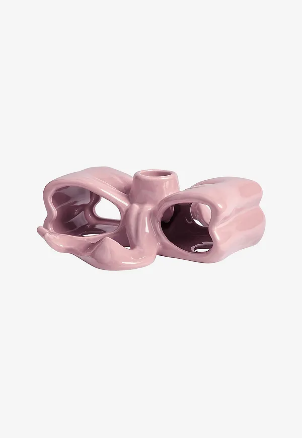 Rosa &k Amsterdam-ljusstake i klassisk modell.