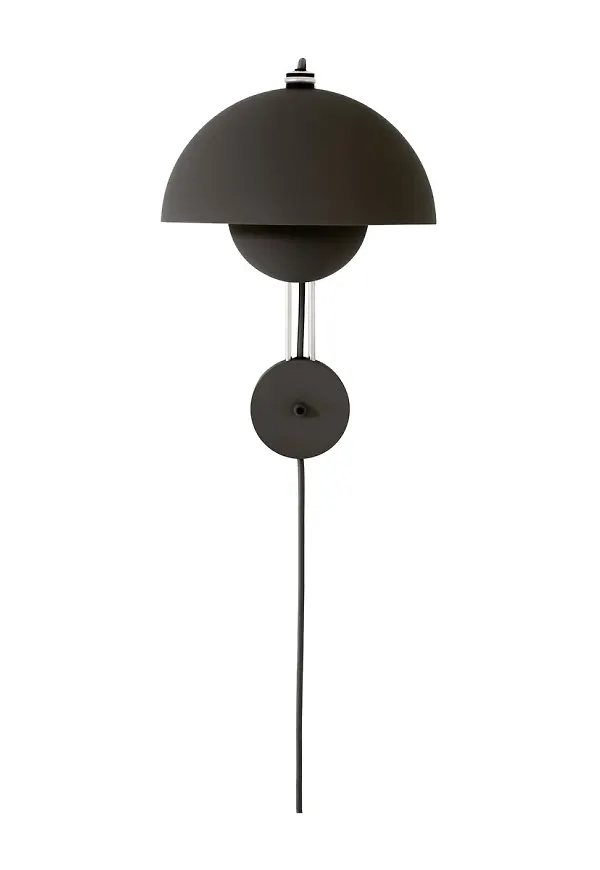 Trendig svart vägglampa 2025 från &Tradition.
