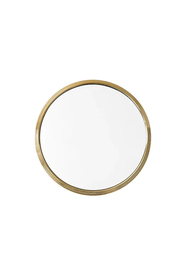 Guldfärgad &Tradition-väggspegel i riktigt fin modell.