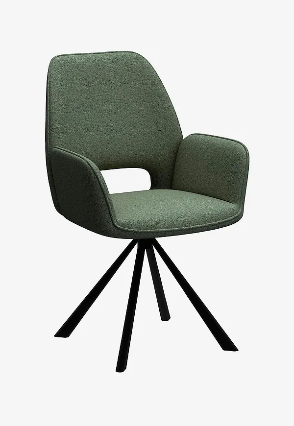 Grön AC Design Furniture-matstol i jättefin modell.