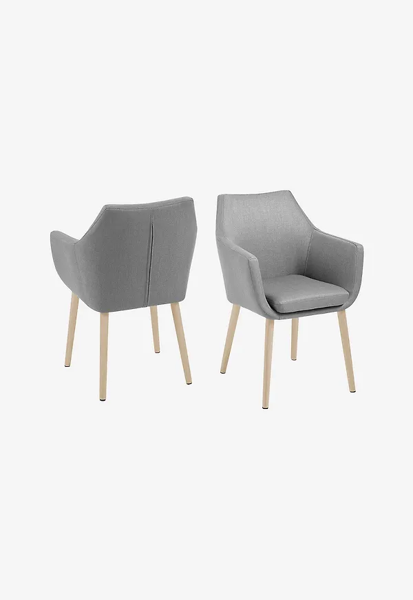 Grå AC Design Furniture-stol i riktigt trendig modell.