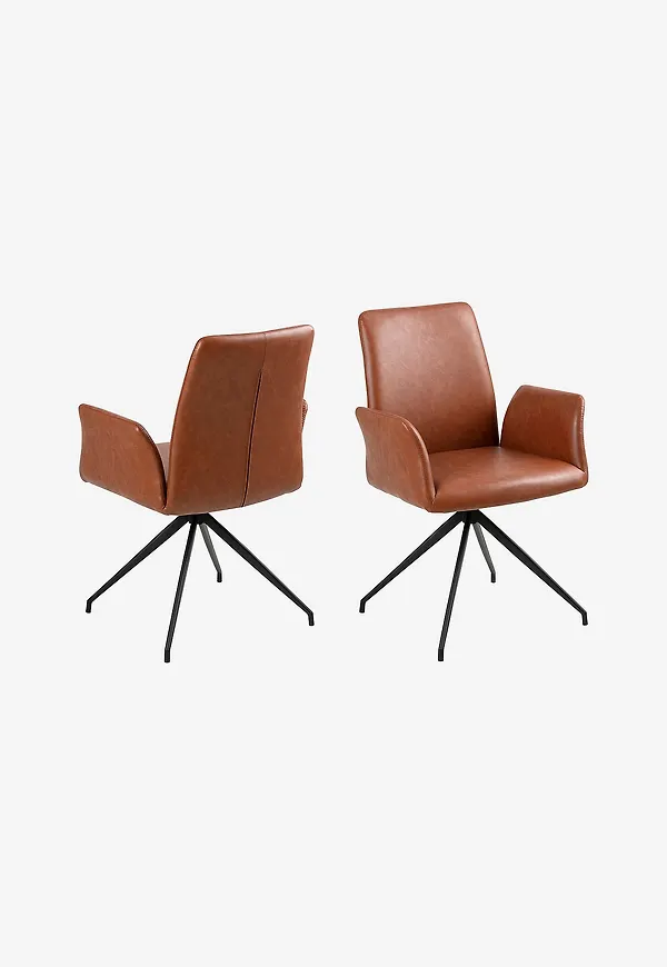 Brun AC Design Furniture-stol i riktigt trendig modell.