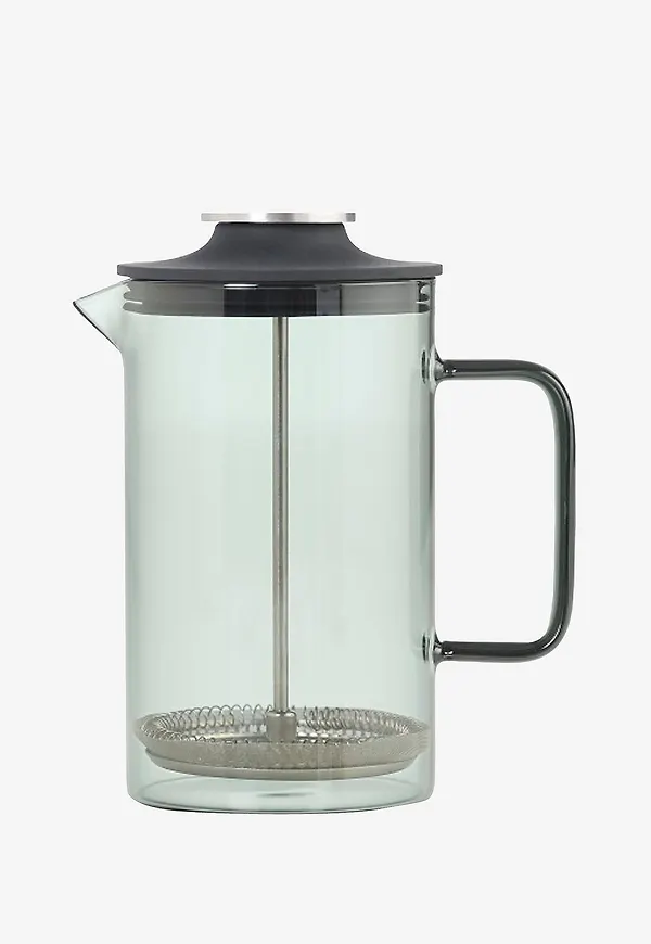 Grå AdHoc-espressomaskin i exklusiv modell.