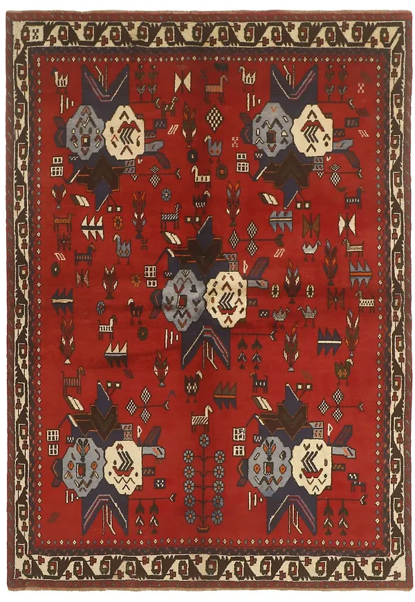 Ikonisk blå ullmatta 2026 från Rezas.