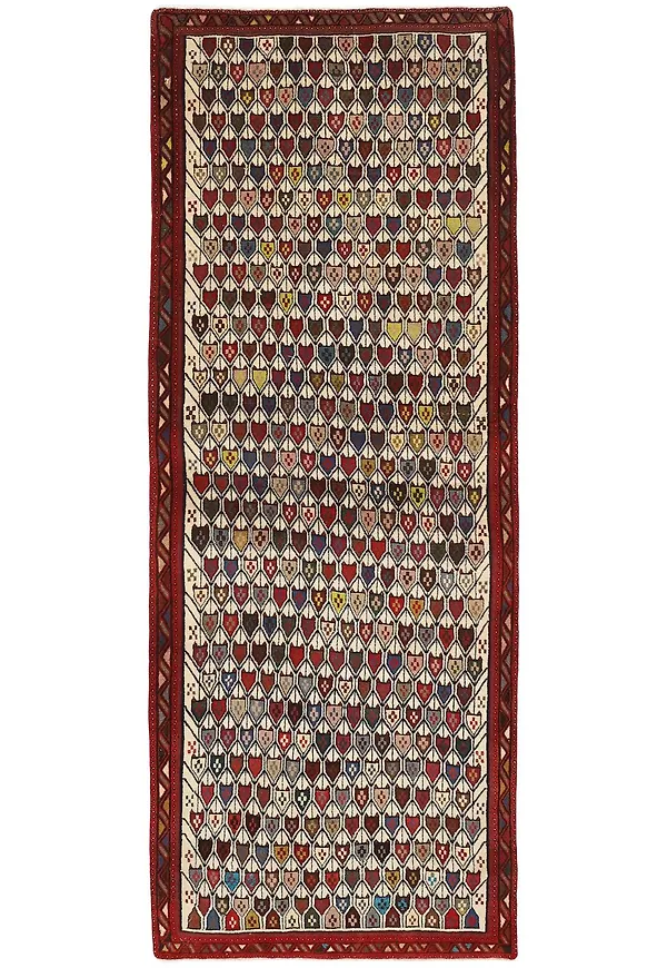 Supersnygg blå ullmatta 2026 från Rezas.