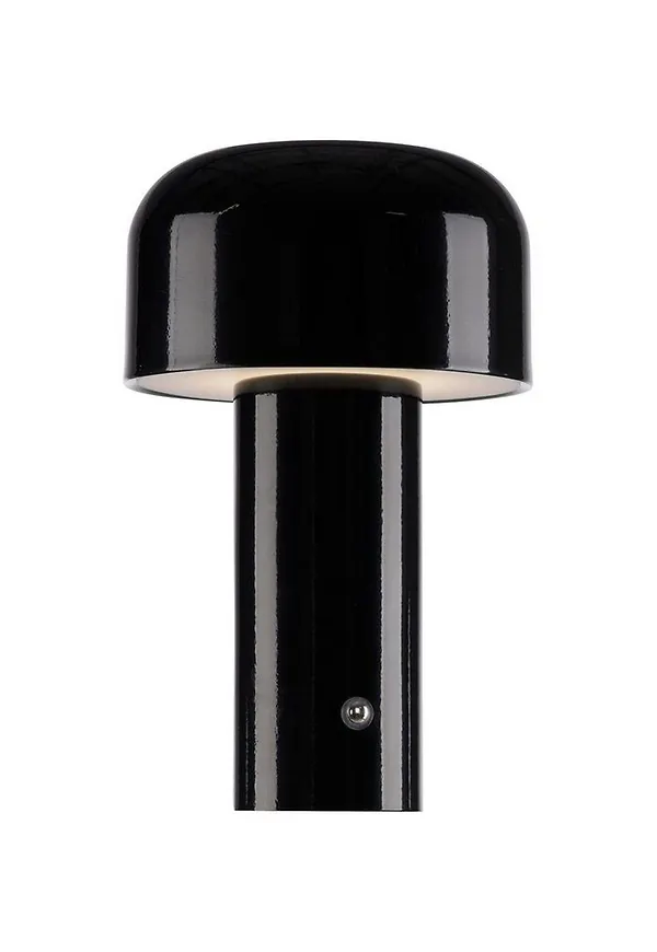 Exklusiv bordslampa i svart färg gjord i järn.