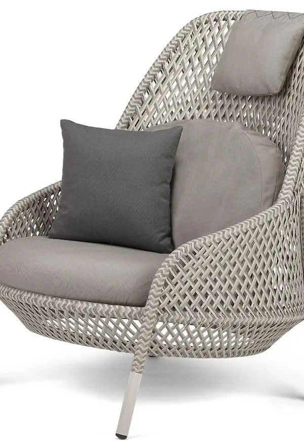 Vit Dedon-soffbord i riktigt trendig modell.