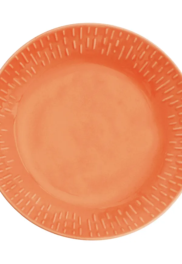 Orange Aida-pastatallrik i supersnygg modell.
