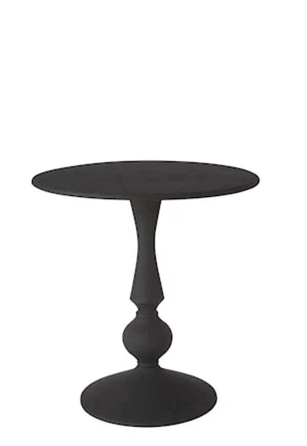 Fantastiskt snygg sidobord i svart från Wikholm Form.