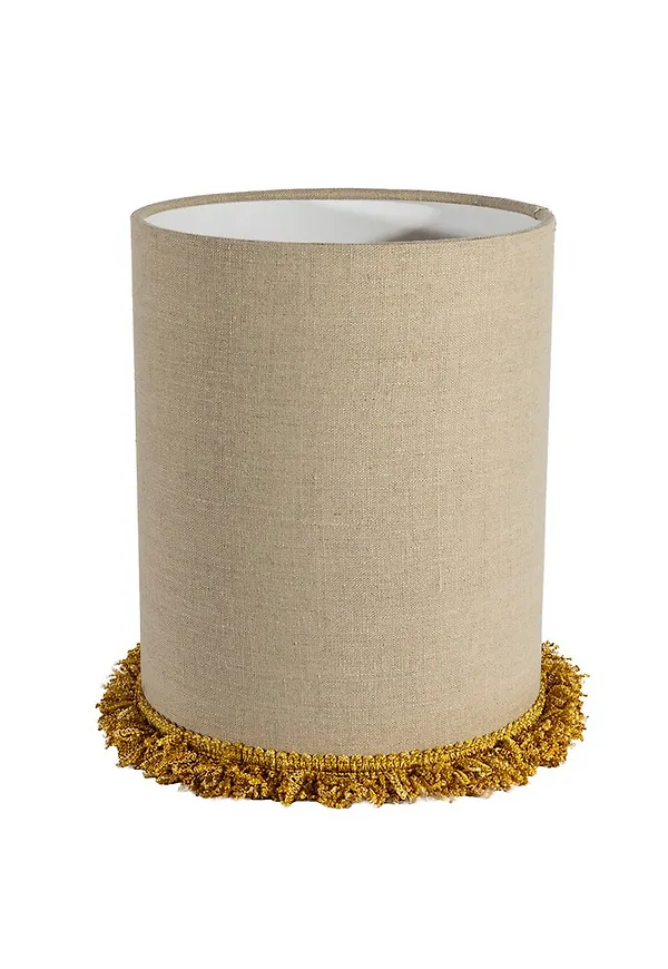 Beige Alde & Lind-linnelampa i fin modell.