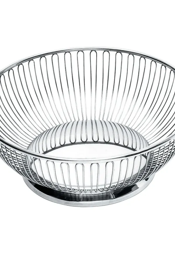 Superfin korg i silverfärgade från Alessi.
