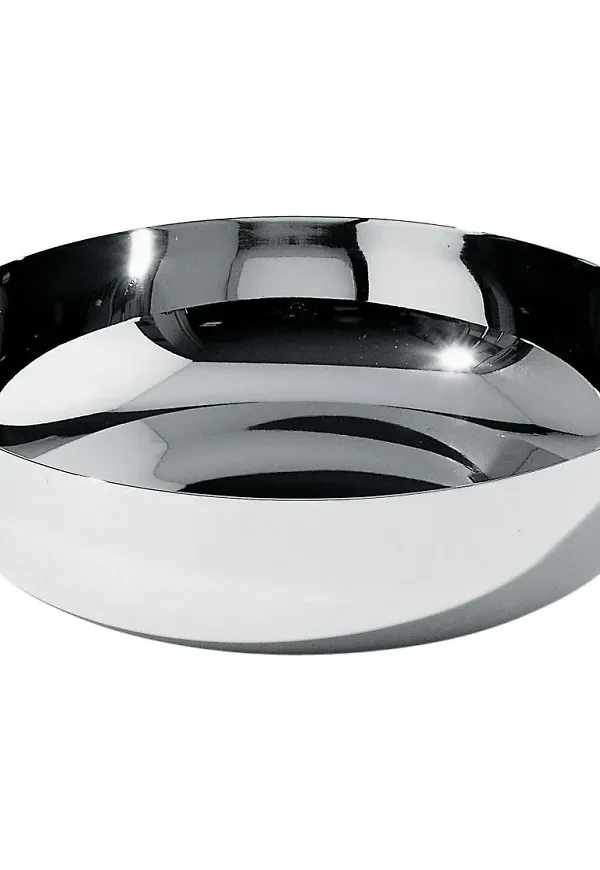 Stilriktig salladsskål i silverfärgade från Alessi.