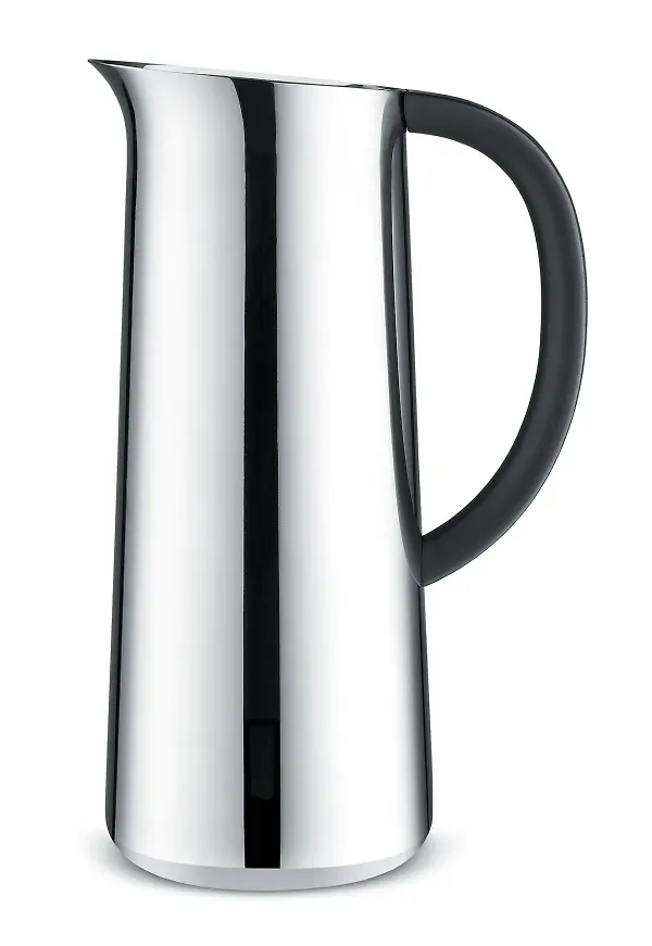 Jättesnygg termoskanna i silverfärgade från Alessi.