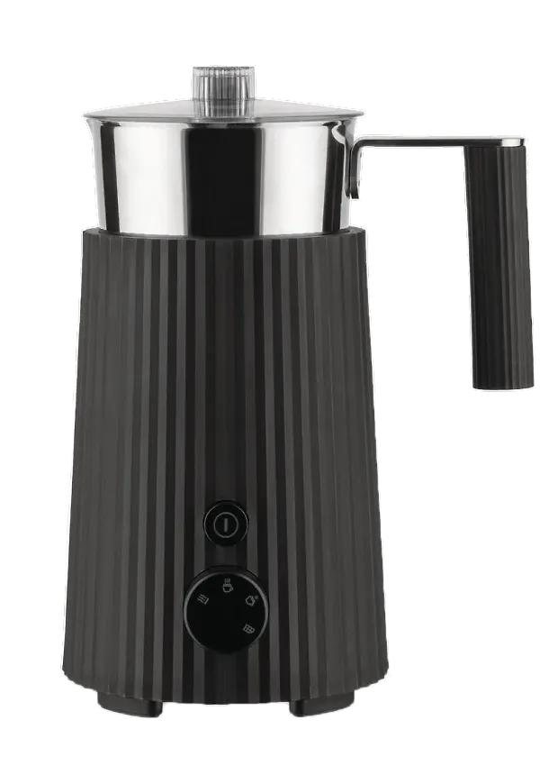 Komfortabel kaffemaskin i svart från Alessi.