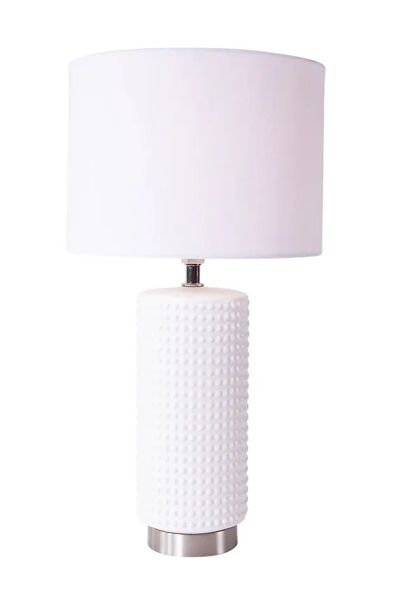 Smickrande lampa i vitt från Pixie Design.