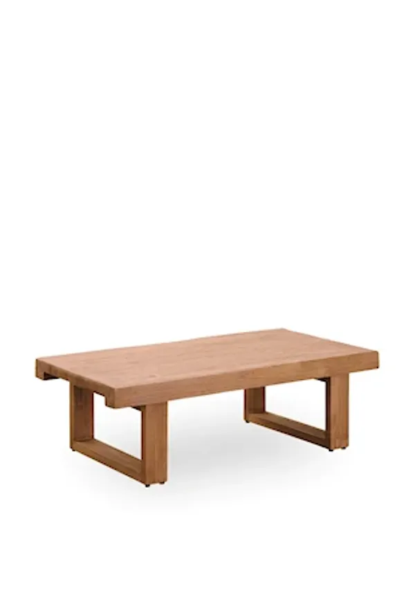 Otroligt fin brun bord i teak från Sika Design.