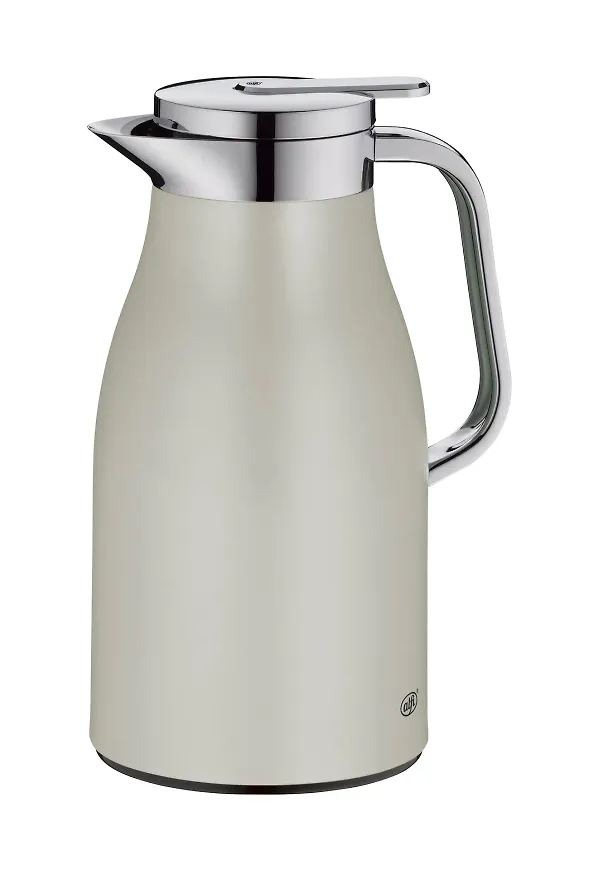 Beige Alfi-termoskanna i snygg modell.