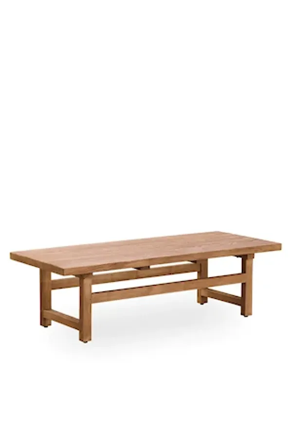 Brun Sika Design-teakbord i jättefin modell.