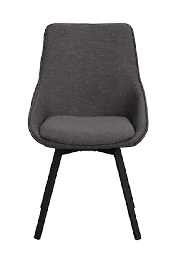 Grå Rowico Home-snurrstol i smickrande modell.