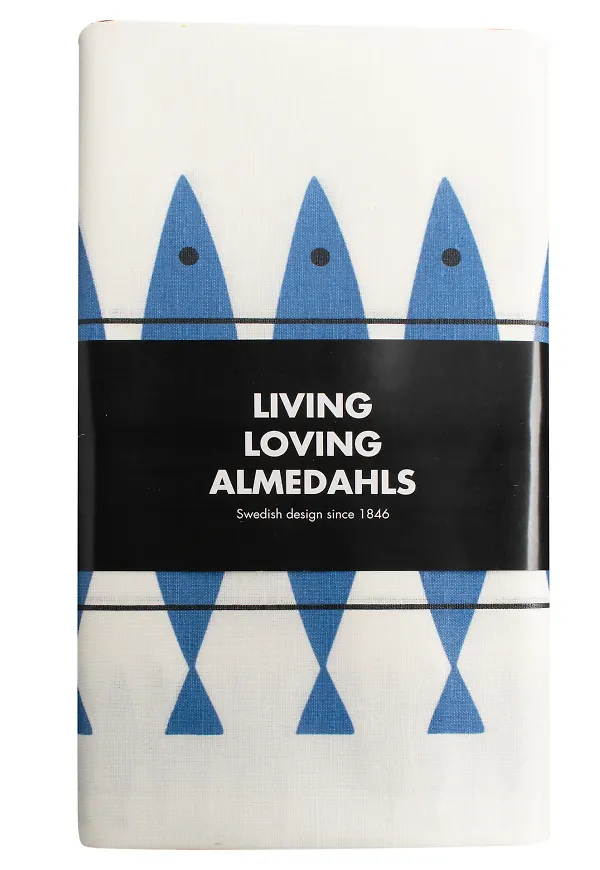 Blå Almedahls-vaxduk i vacker modell.