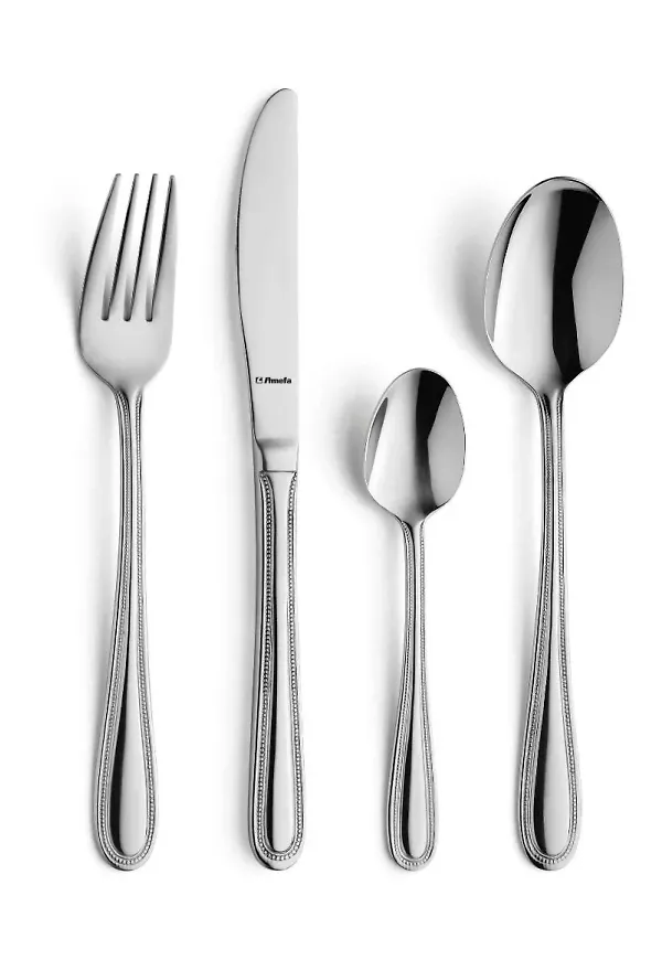 Trendig bestickset i silverfärgade från Amefa.