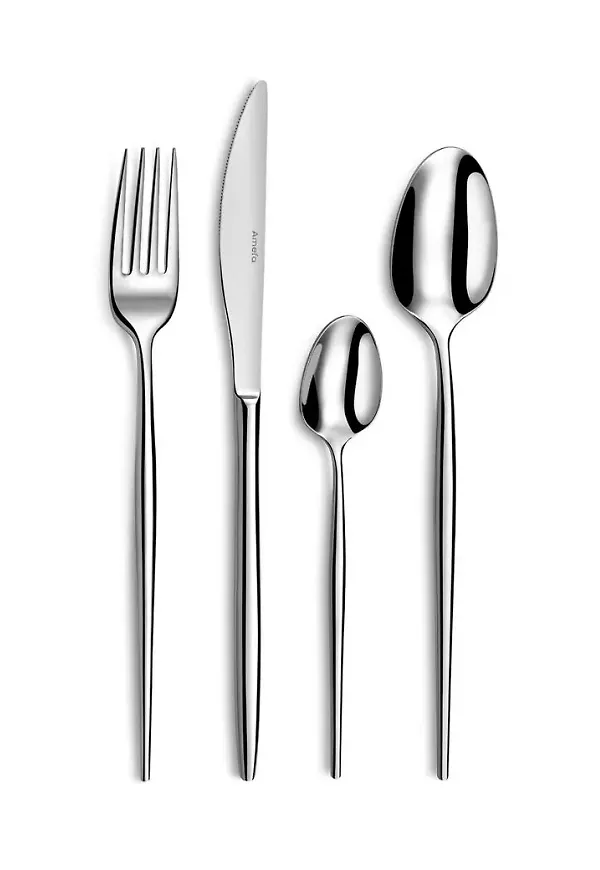 Riktigt snygg bestickset i silverfärgade från Amefa.