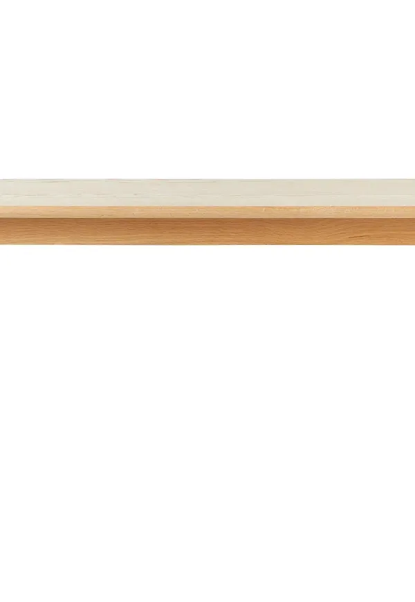 Beige Bark-hallbänk i cool modell.