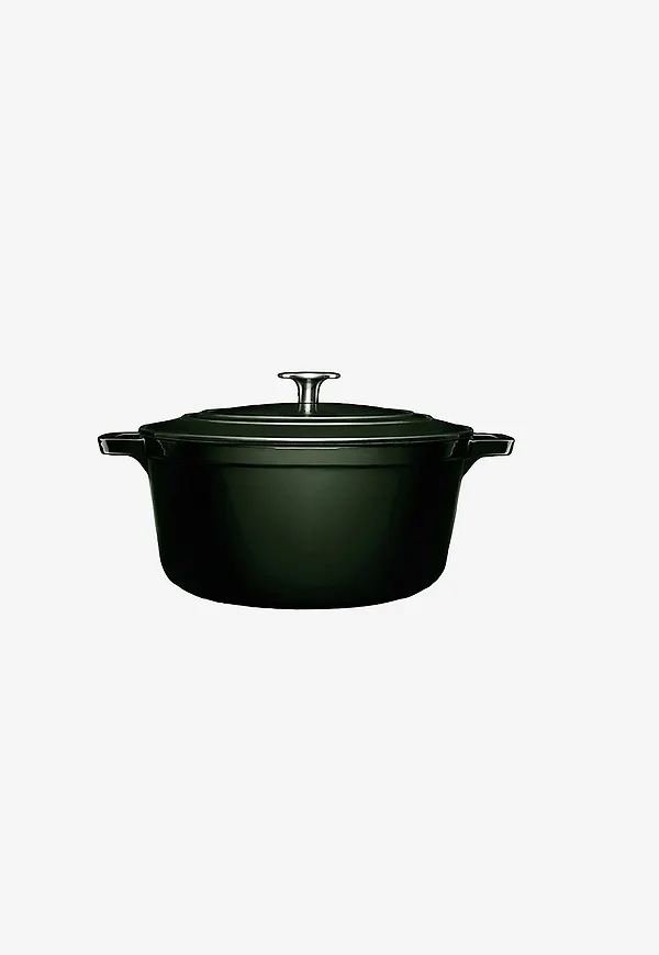 Elegant gjutjärnsgryta i grönt från Anders Petter.