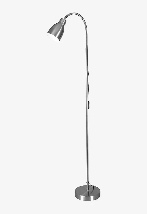 Grå Aneta Lighting-läslampa i riktigt fin modell.