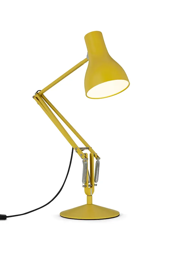 Komfortabel skrivbordslampa i järn från Anglepoise.