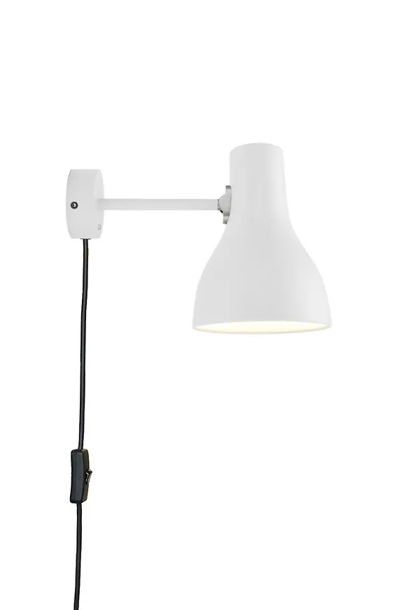 Ikonisk aluminiumlampa i vitt från Anglepoise.