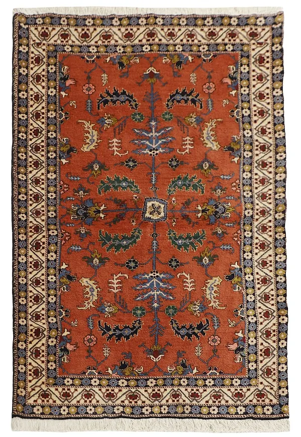 Fin blå möbel i bomull från Rezas.