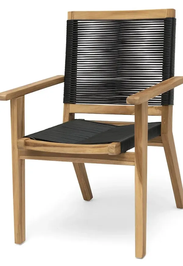 Supersnygg matgrupp i teak från Hillerstorp.