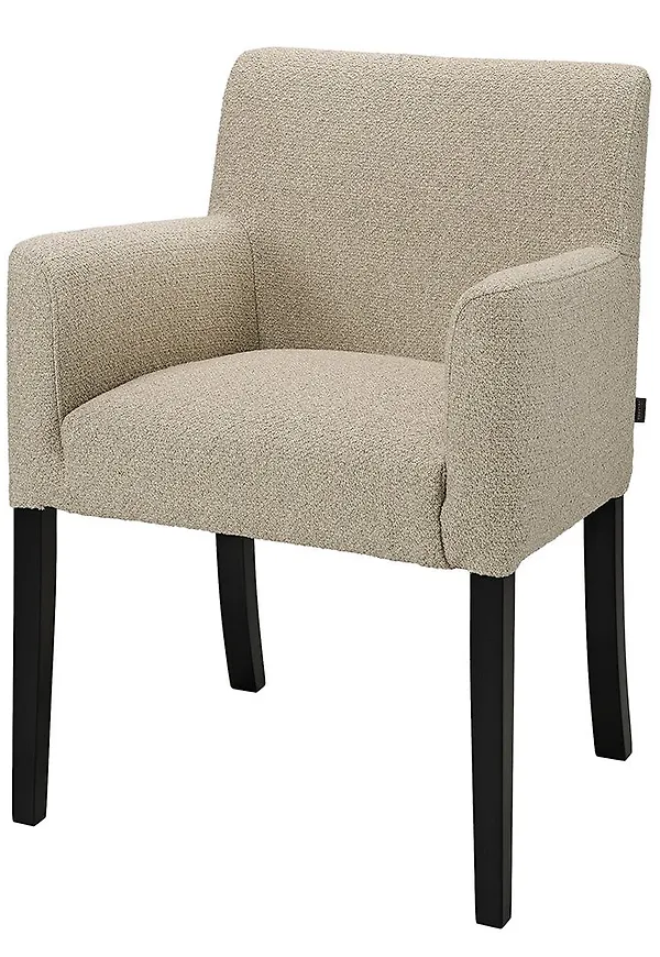 Elegant karmstol i beiget från Artwood.