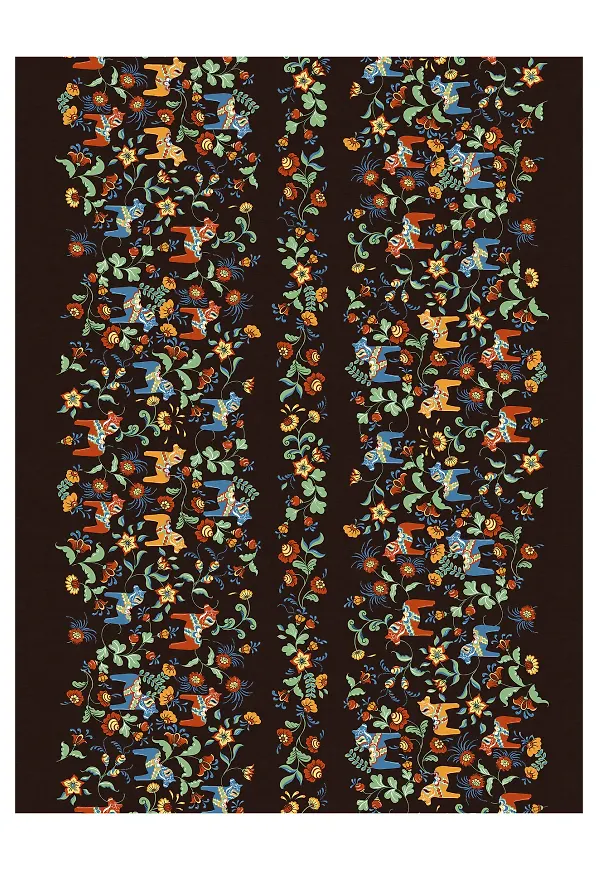 Svart Arvidssons Textil-vaxduk i skön modell.