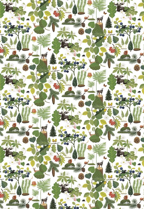 Grön Arvidssons Textil-vaxduk i fantastiskt snygg modell.