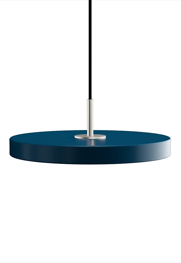 Blå UMAGE-lampa i supersnygg modell.