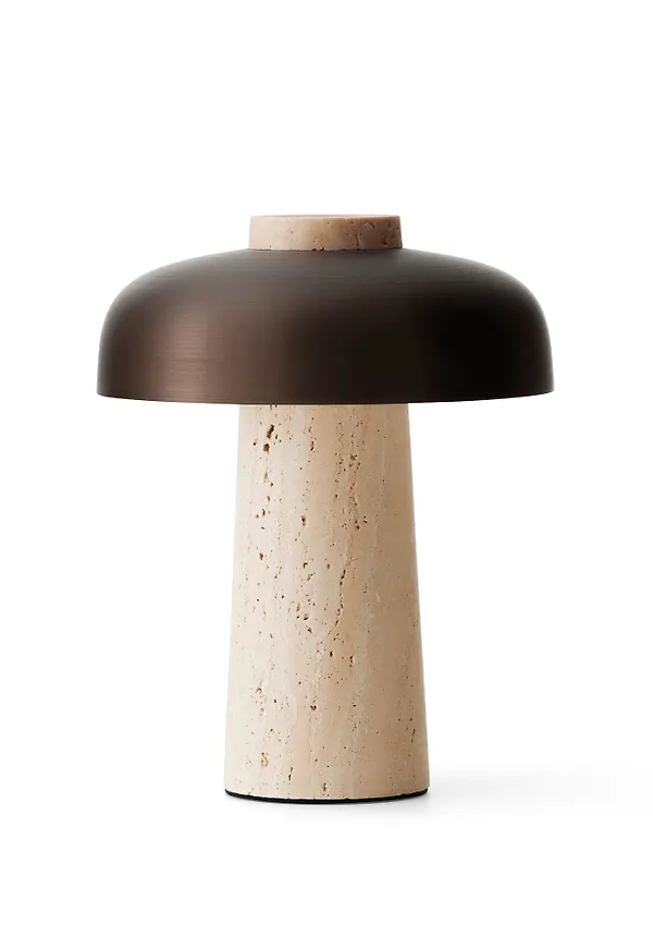Riktigt snygg beige lampa i aluminium från Audo Copenhagen.