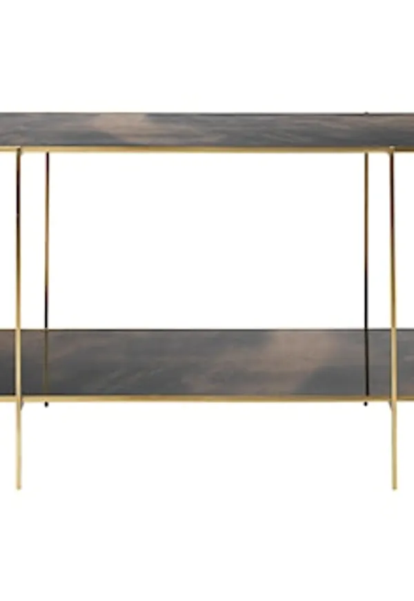 Smickrande bord i brunt från Cozy Living.