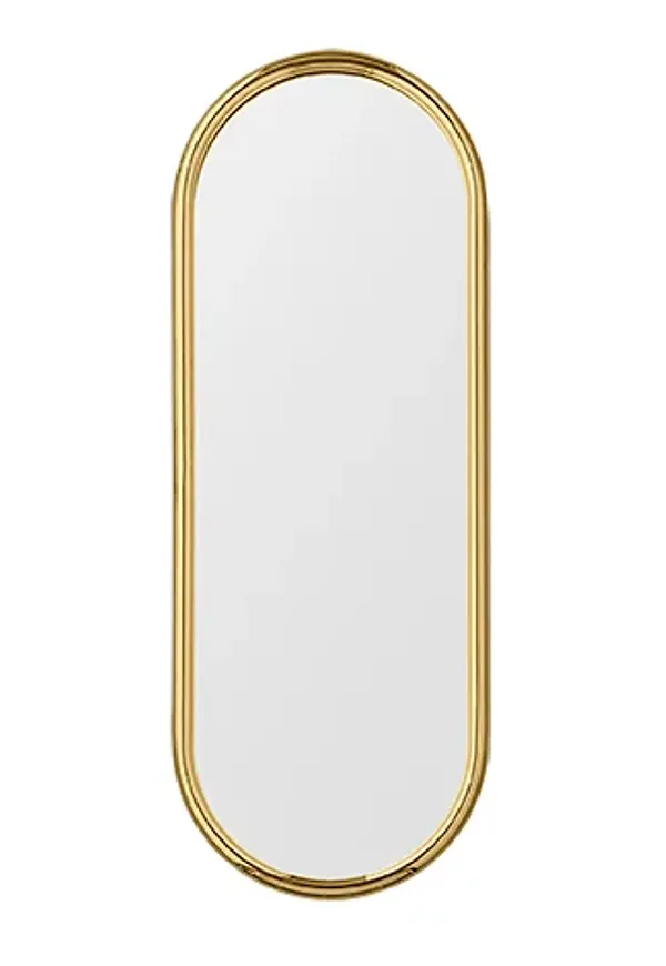 Klassisk väggspegel i guldfärgat från AYTM.