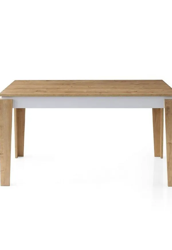 Modern köksbord i vit färg gjord i järn.