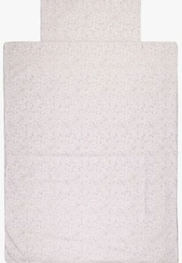 Ljusgrön Little Roomies-spjälsäng i smickrande modell.