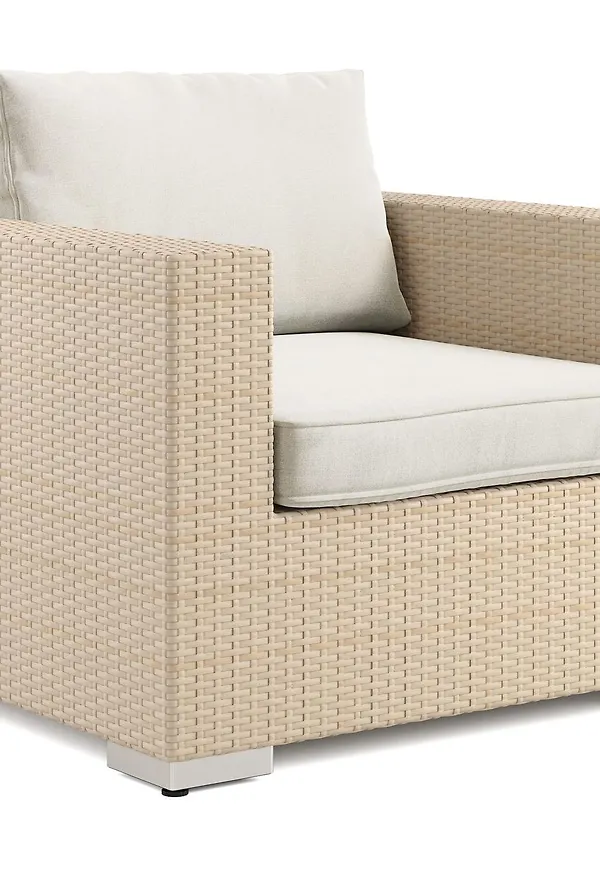 Beige Comfort Garden-fåtölj i elegant modell.