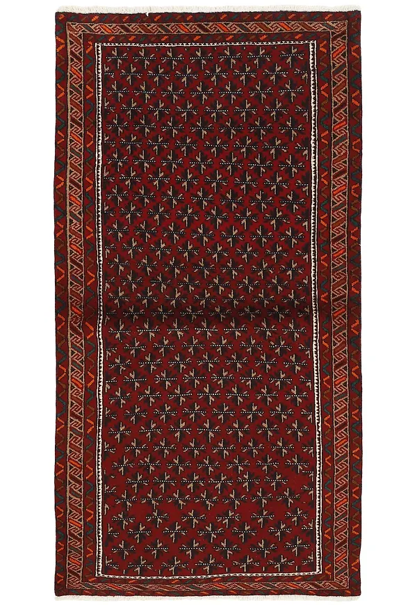 Fin mörkblå ullmatta 2026 från Rezas.