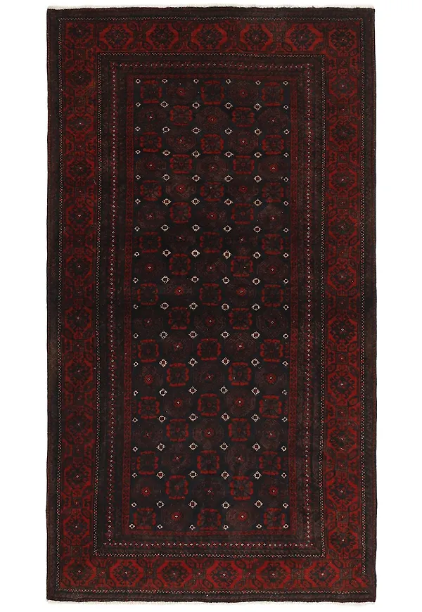 Otroligt fin röd ullmatta 2026 från Rezas.