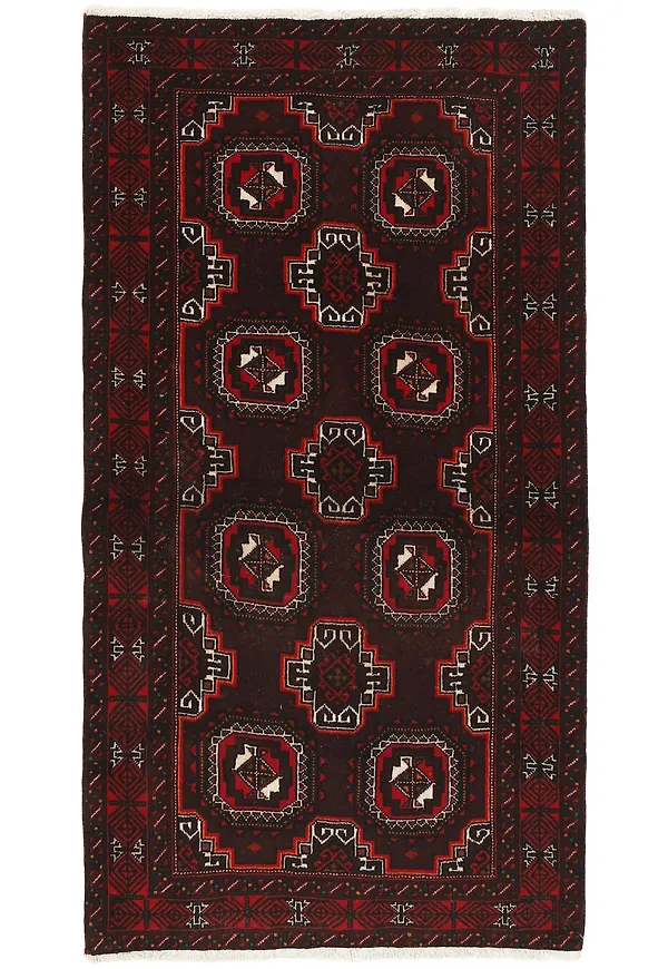 Riktigt snygg ullmatta i vitt från Rezas.