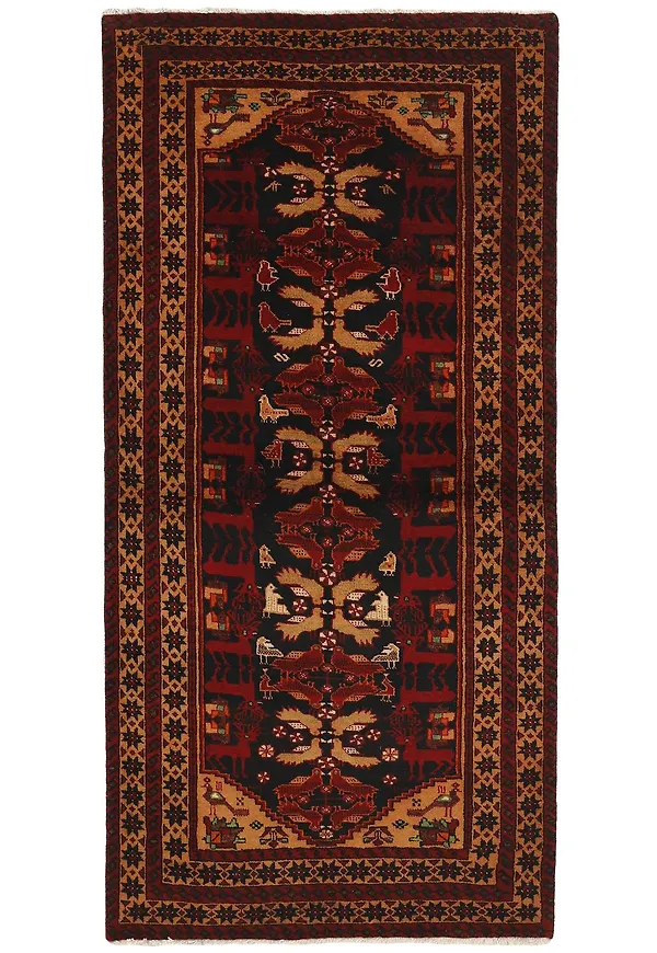 Moderiktig röd ullmatta 2026 från Rezas.